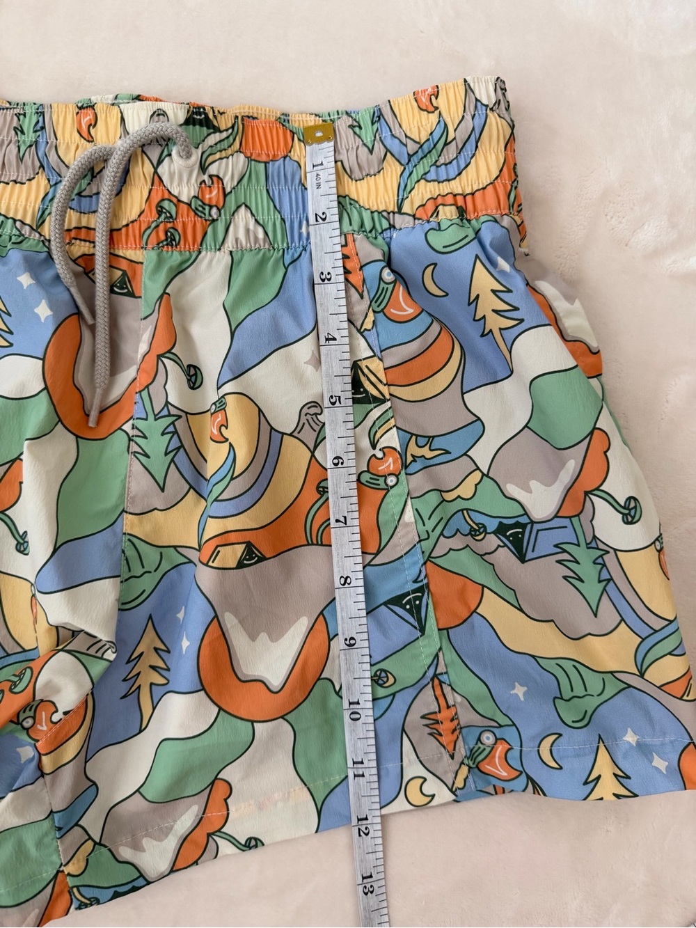 Columbia Women’s S Camping Hiking Print Shorts Drawstring 3” Inseam - Picture 5 of 7